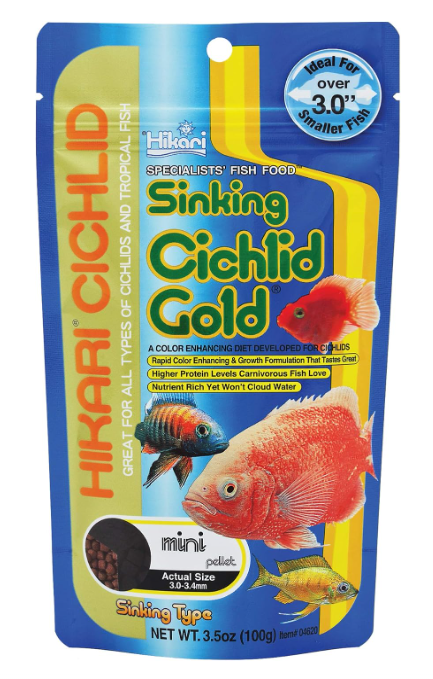 Hikari Sinking Cichlid Gold Mini Pellets 100g