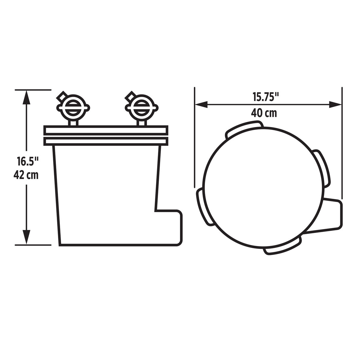 Fluval FX4 External Filter Dimensions